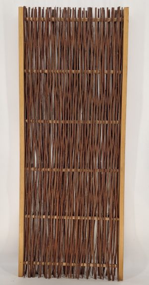 Płot z wikliny, rama cięta 120cm wysokości i 120cm szerokości