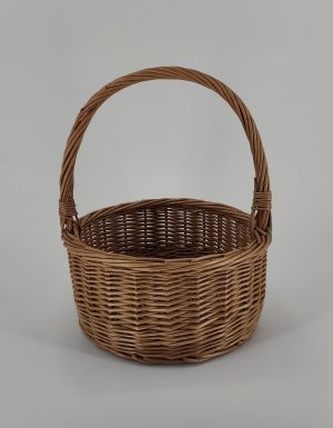 Kosz kwiatowy z wikliny 26 cm x 12 cm