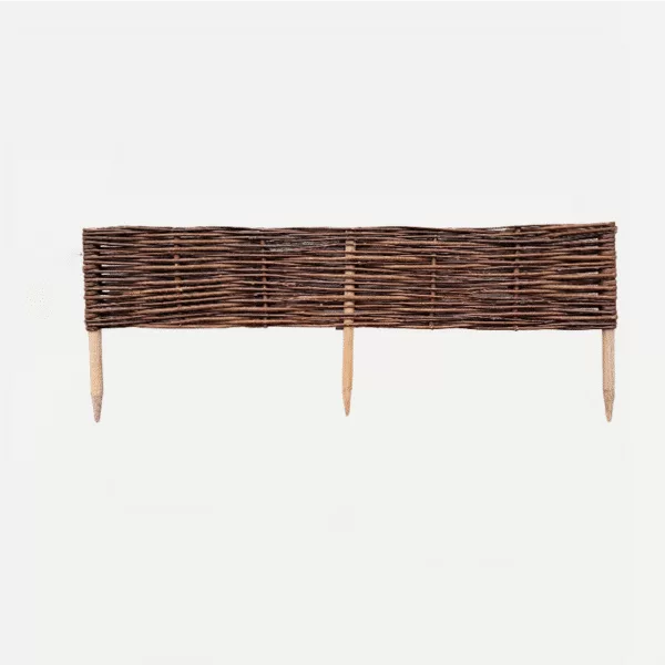 Płotek z wikliny 120cm o wysokości 50cm
