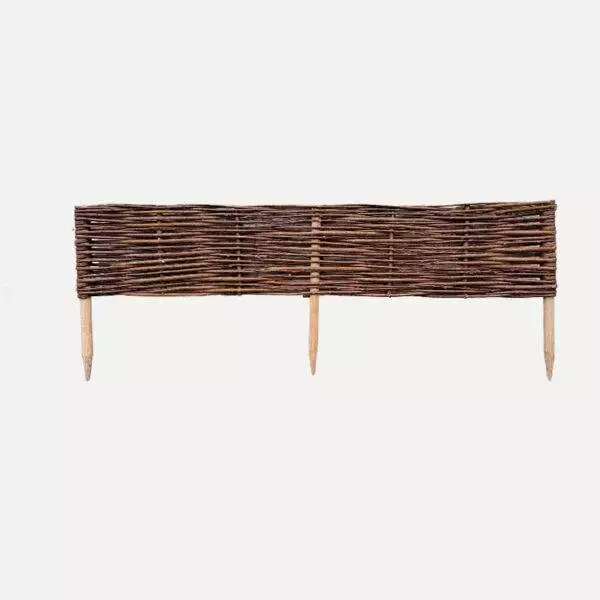 Płotek z wikliny 100cm o wysokości 40cm